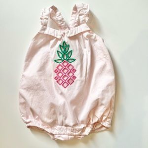 Janie & Jack Pineapple Bubble 
Size 3-6M